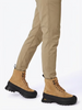 Blackstone Beige foret vintersko med snøring og vibramsåle