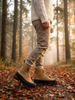 Blackstone Beige foret vintersko med snøring og vibramsåle