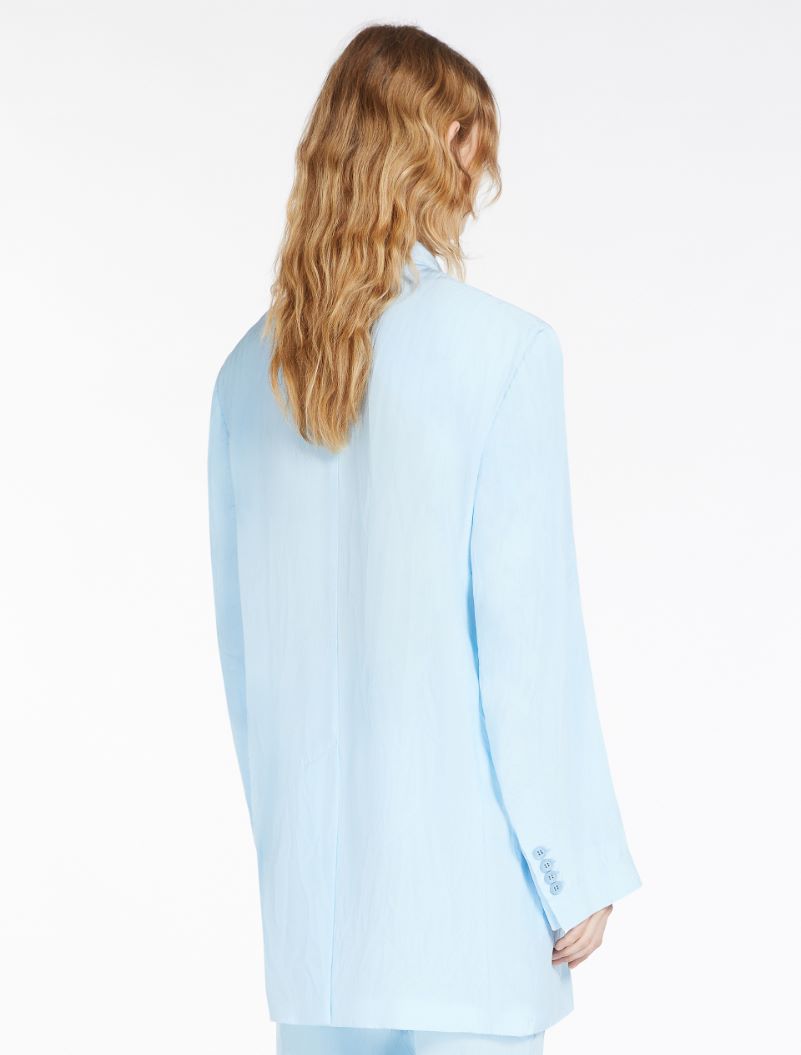SPORTMAX 'Zelig’ blazer Light Blue Sportmax Zelig lys blå dressjakke – Belloshop